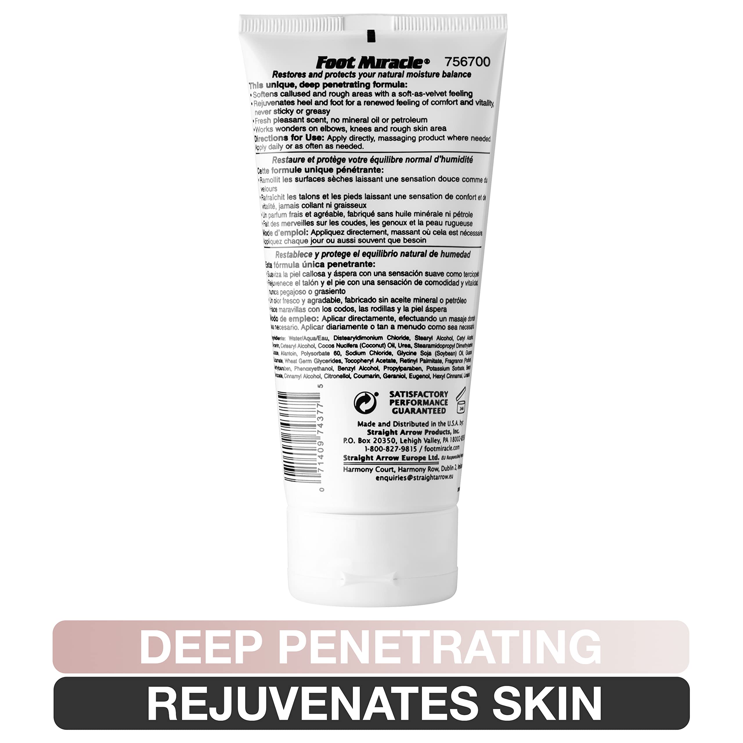 Foot Miracle envase de 170 g facilita uso diario en casa