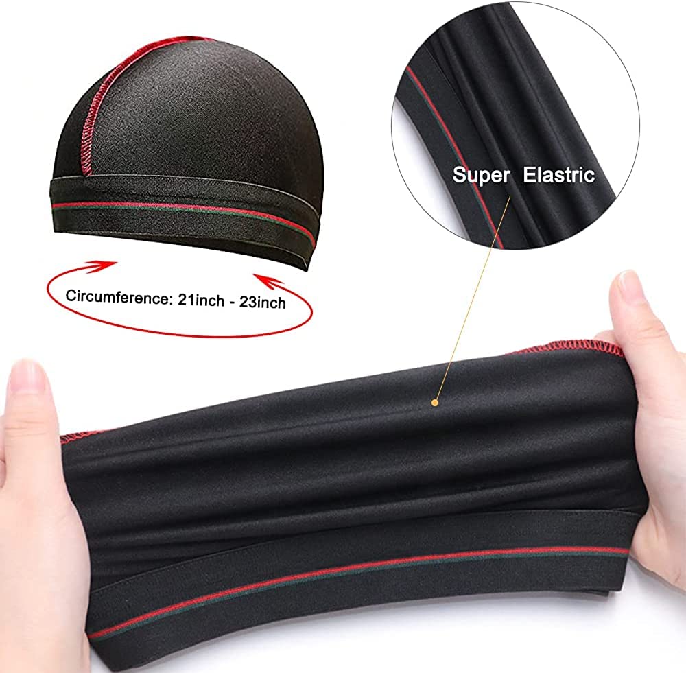 ForceWave durag negro absorbe pomada para un acabado más suave.