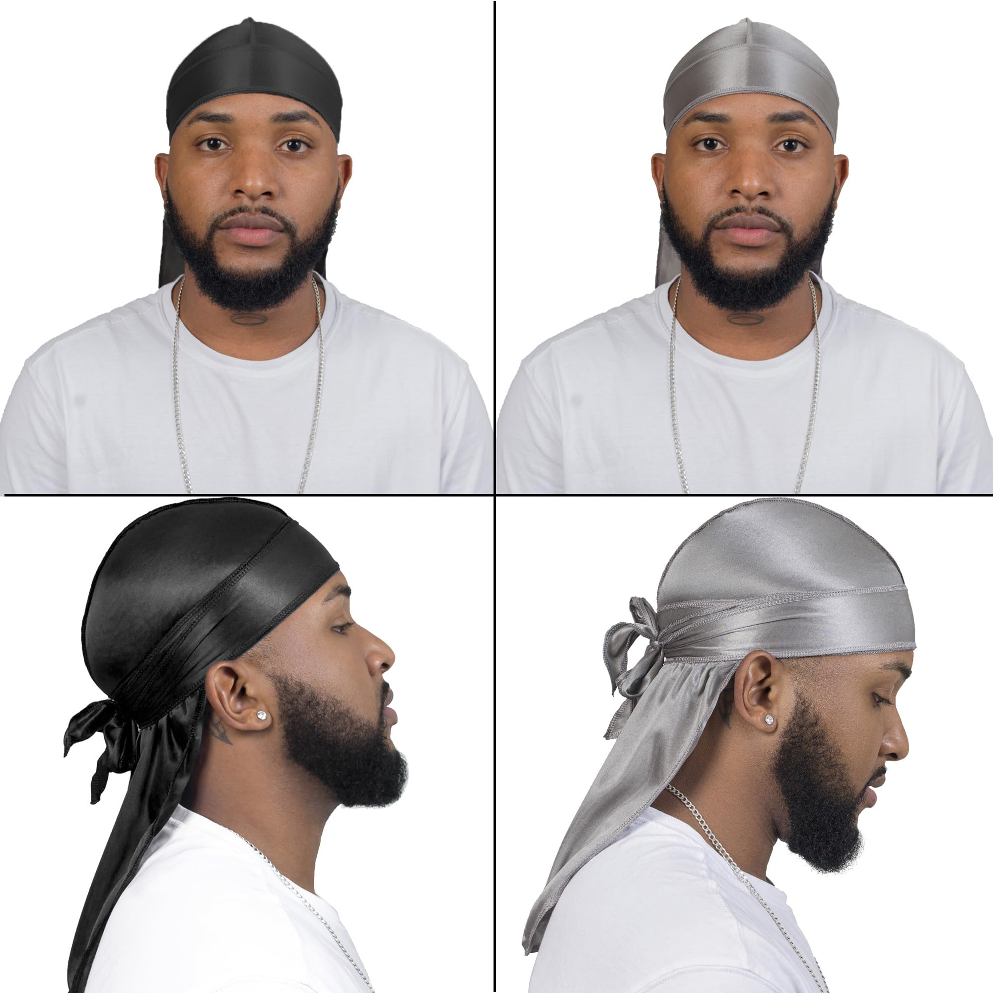 Durag ForceWave con brillo satinado para cabello hidratado