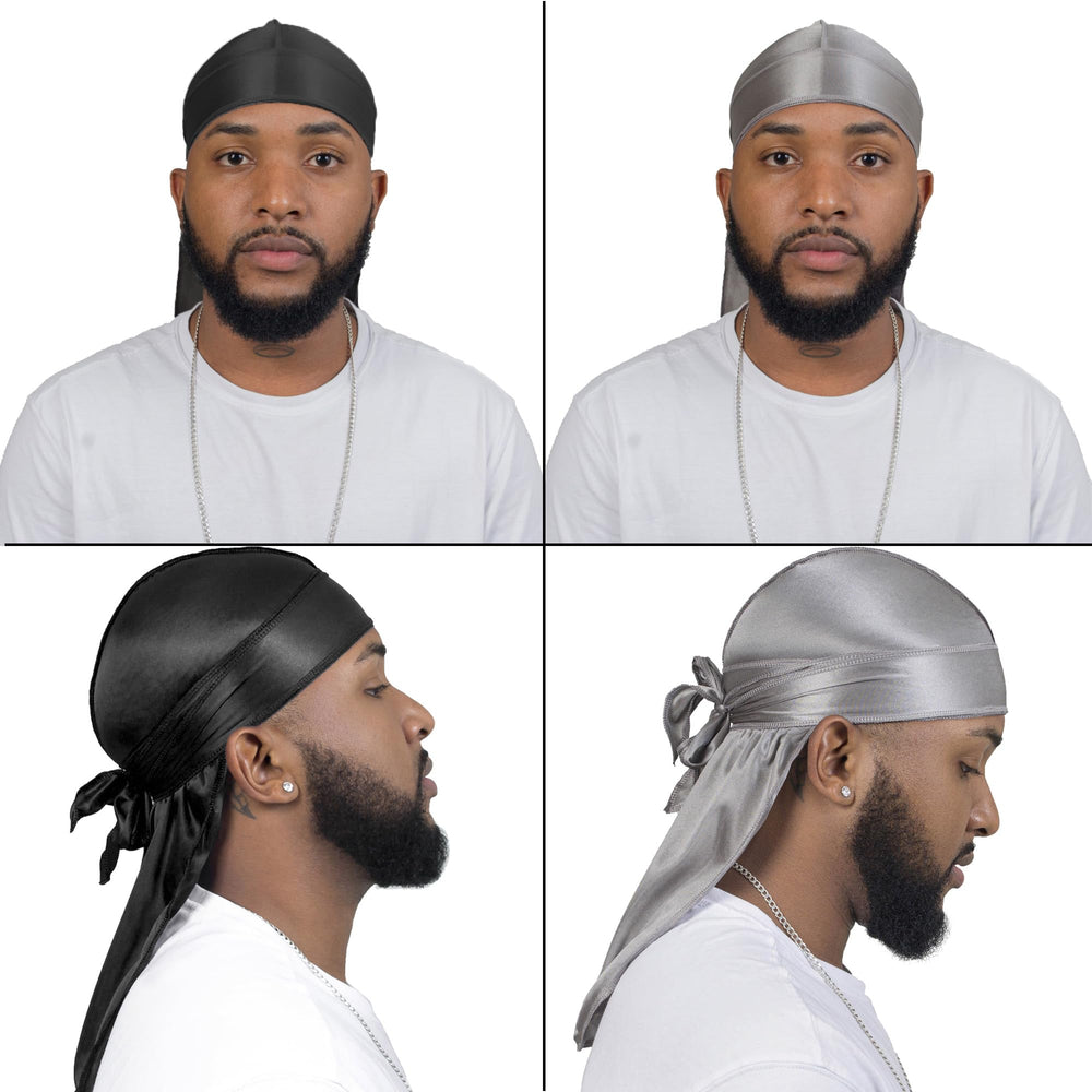 Durag ForceWave con brillo satinado para cabello hidratado