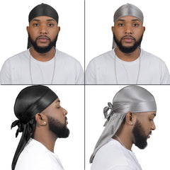Durag ForceWave con brillo satinado para cabello hidratado