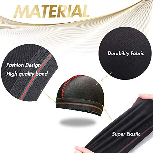 Gorro satén ForceWave para dormir, suave y cómodo durante la noche.