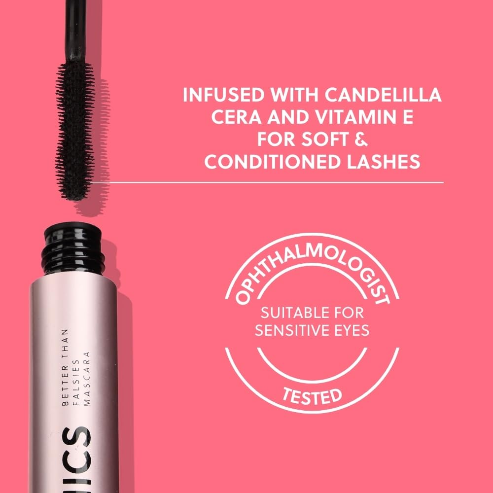 ForChics Nourishing Mascara rich black pigment delivers dramatic definition while nourishing ingredients work.