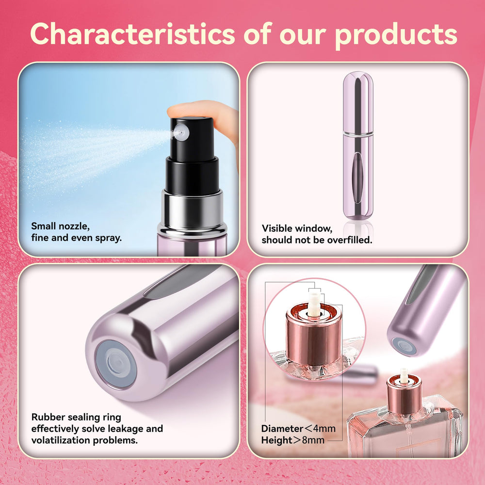 Forebile blue 5ml refillable bottle for pocket-friendly fragrance storage