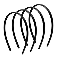 forenee banda plástica con dientes, agarre seguro para peinados diarios.