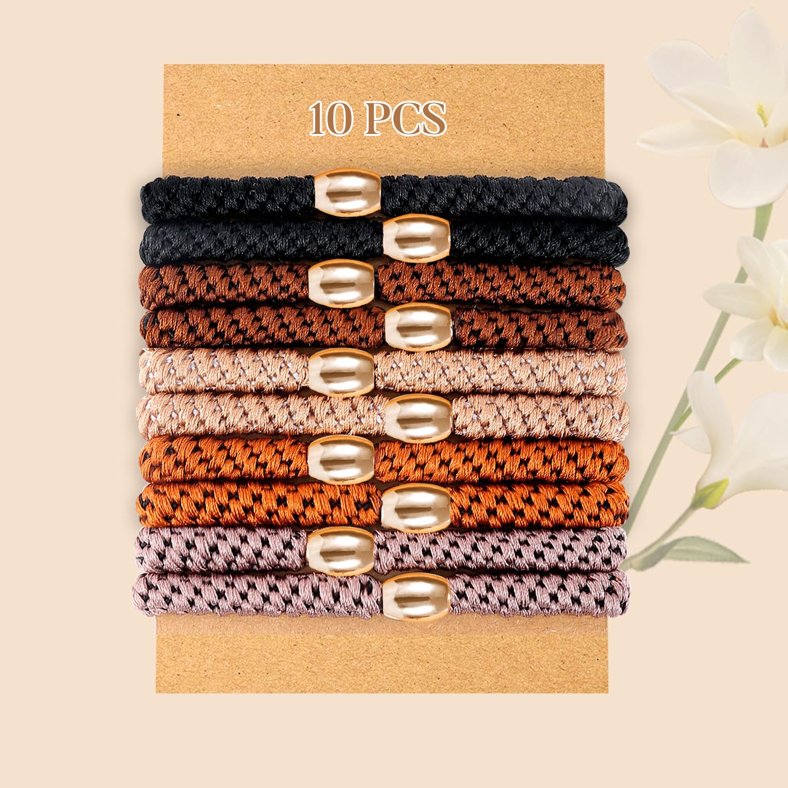 FORENEE versatile ponytail holders suit casual and formal looks.