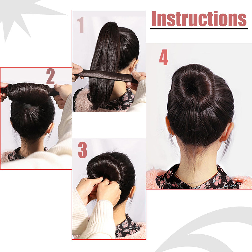 FORESRUM flexible metal bun tool protects hair while shaping smooth buns.