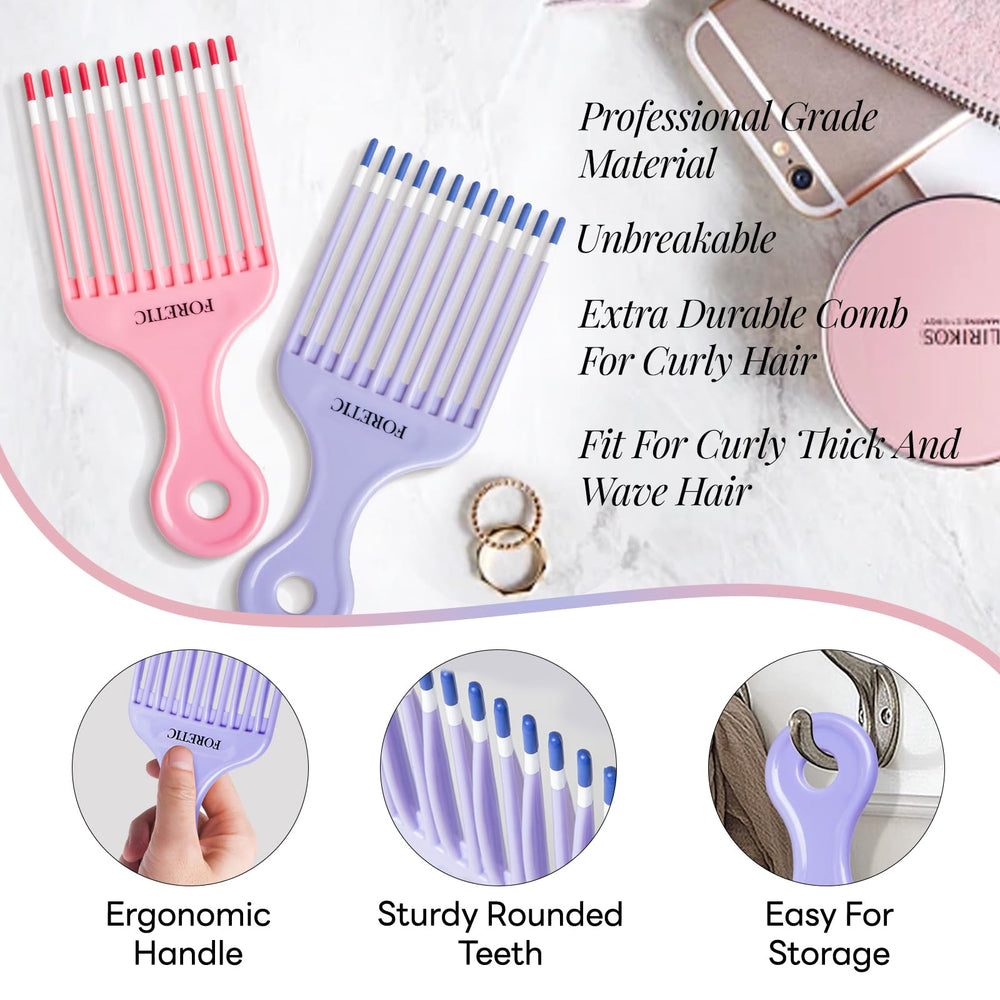 Foretic Smooth Hair Pick ideal for daily detangling and quick styling