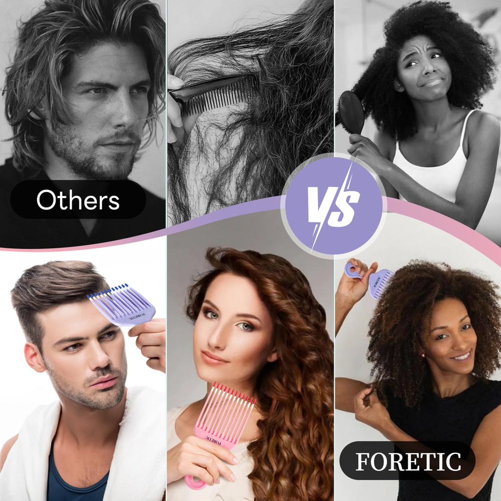 Foretic Smooth Hair Pick for facial hair grooming with precision detangling