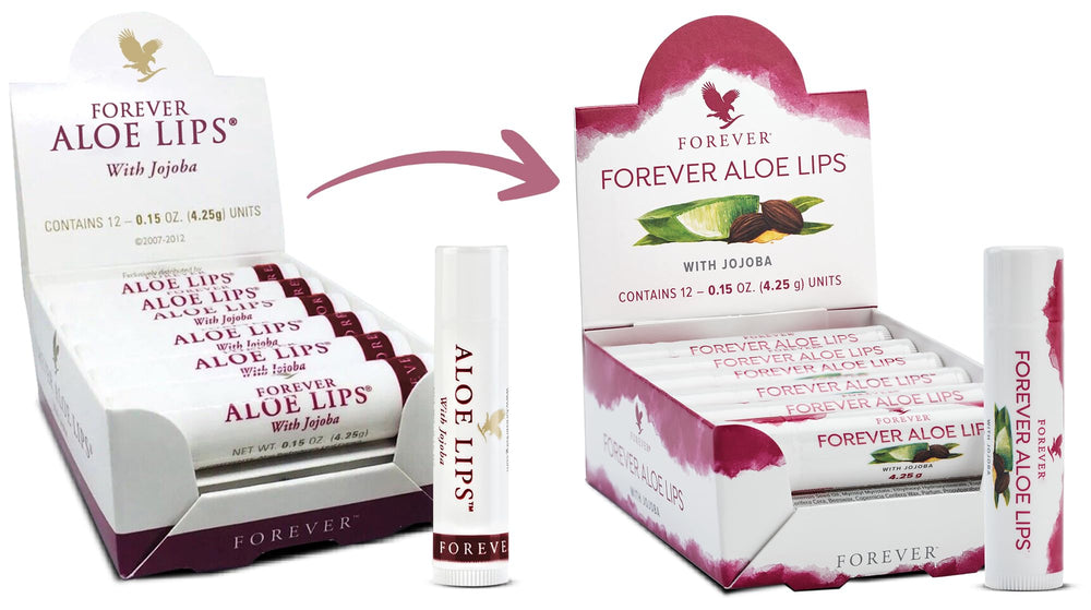 Forever Living Aloe Lips moisturizing balm in a jar delivers rich hydration and softness.