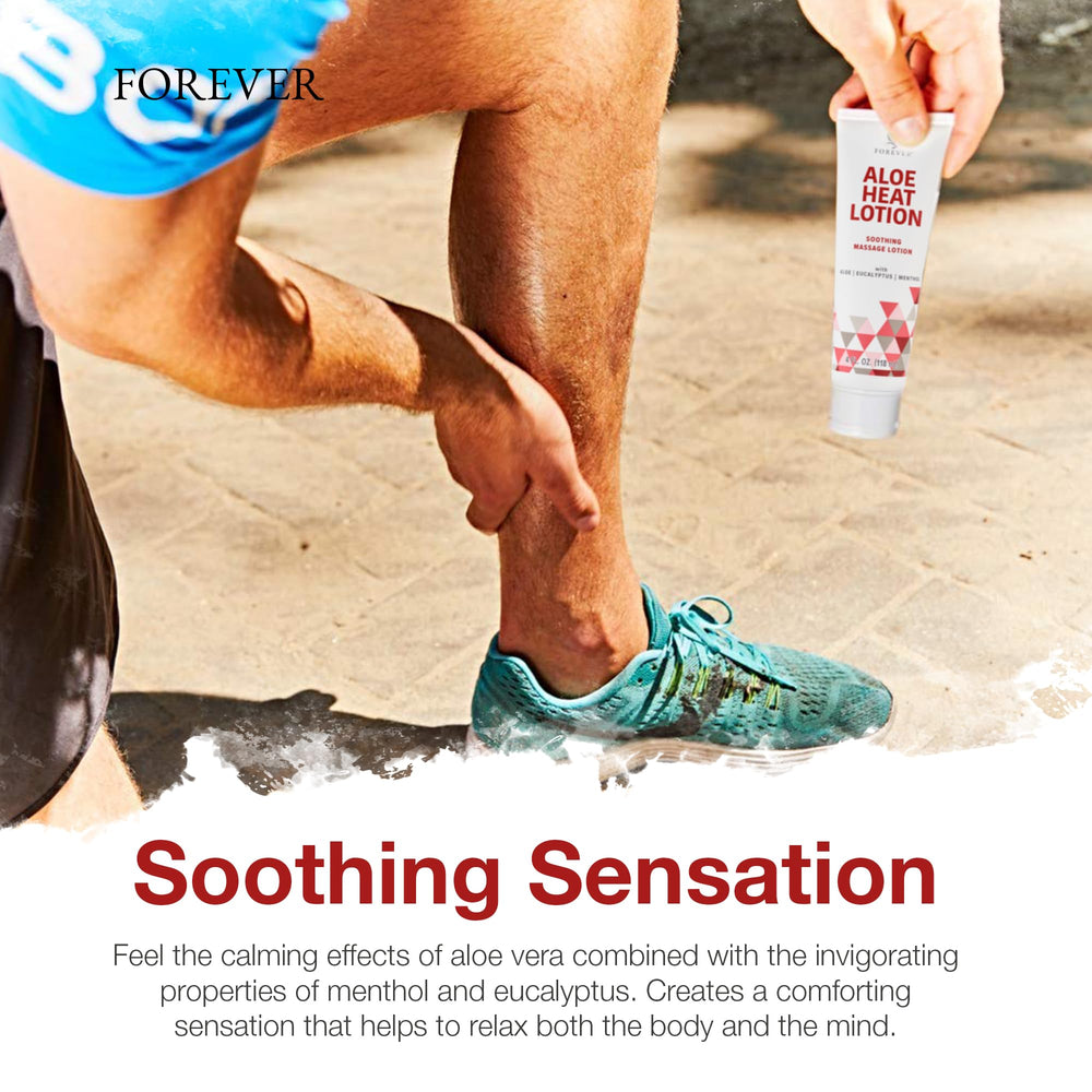 Forever Living Aloe Heat Lotion: ingredientes de aloe de calidad para piel nutrida.