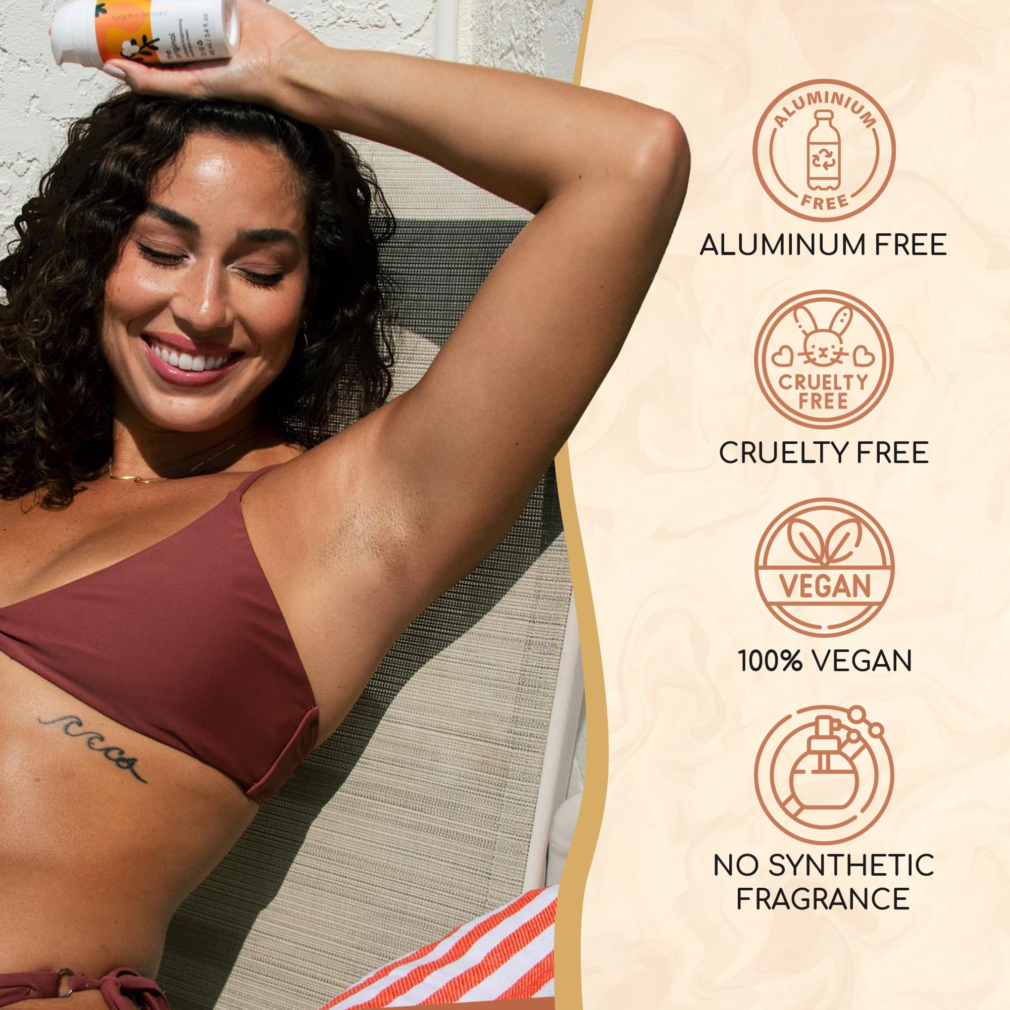 Daily routine scene with Forgotten Skincare Original underarm brightening cream