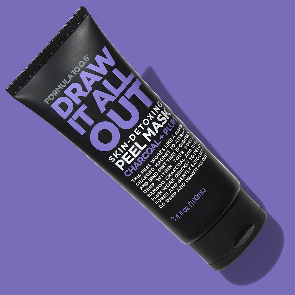 FORMULA 10.0.6 Draw It All Out packaging showcases Kakadu Plum complex and skin-loving formula.