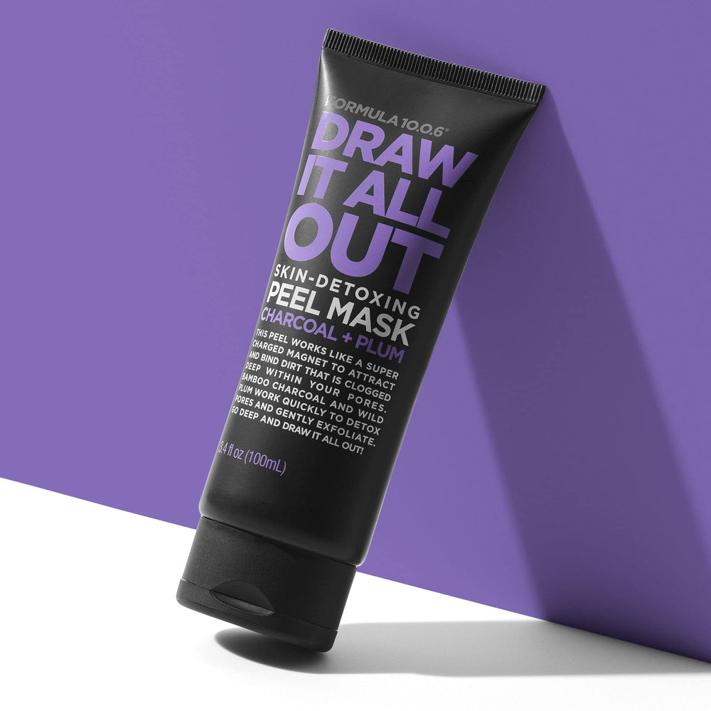 FORMULA 10.0.6 Draw It All Out texture closeup highlights charcoal absorption and impurities draw.