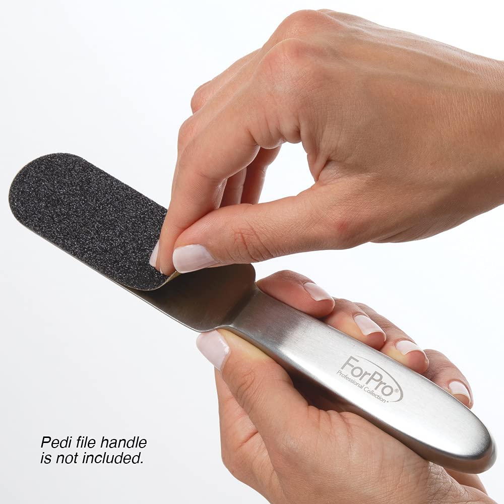 ForPro 80-grit refill smooths callused heel areas for efficient pedicures