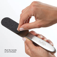 ForPro 80-grit refill smooths callused heel areas for efficient pedicures