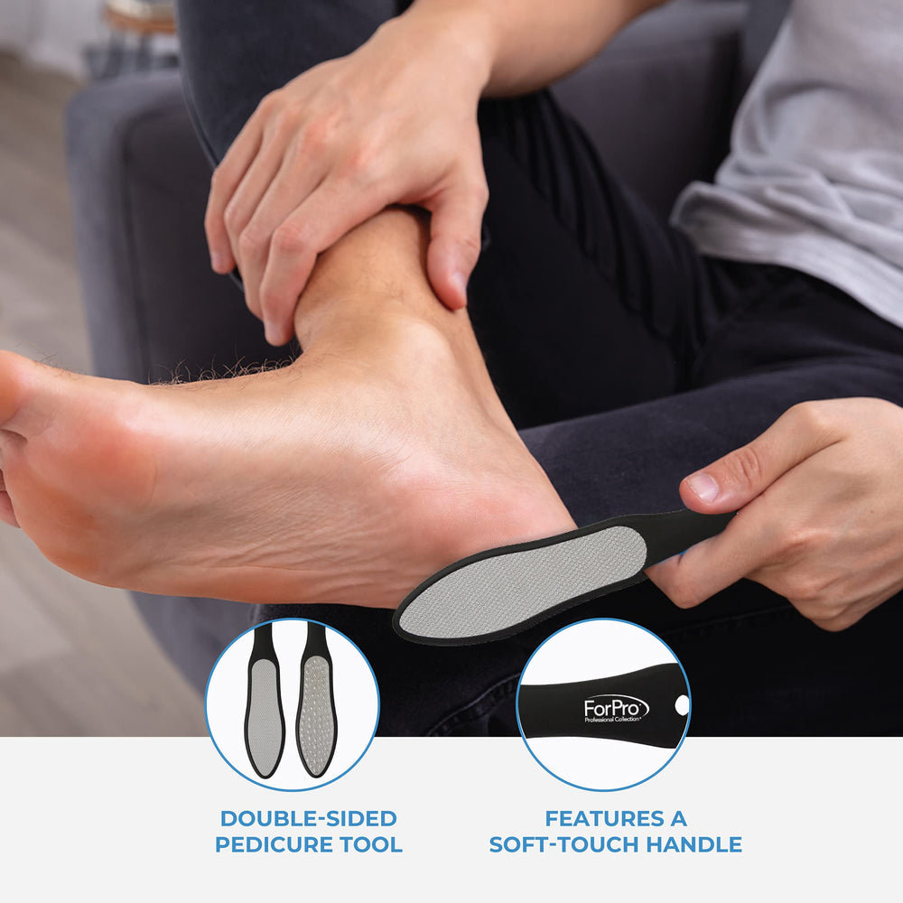 ForPro Black Bear 10.5-inch foot file ideal for professional-quality foot care