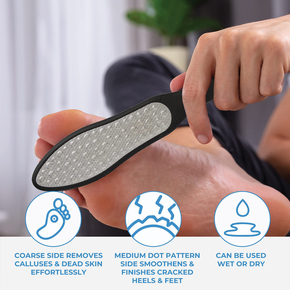ForPro Black Bear foot file usable in wet or dry conditions for convenience