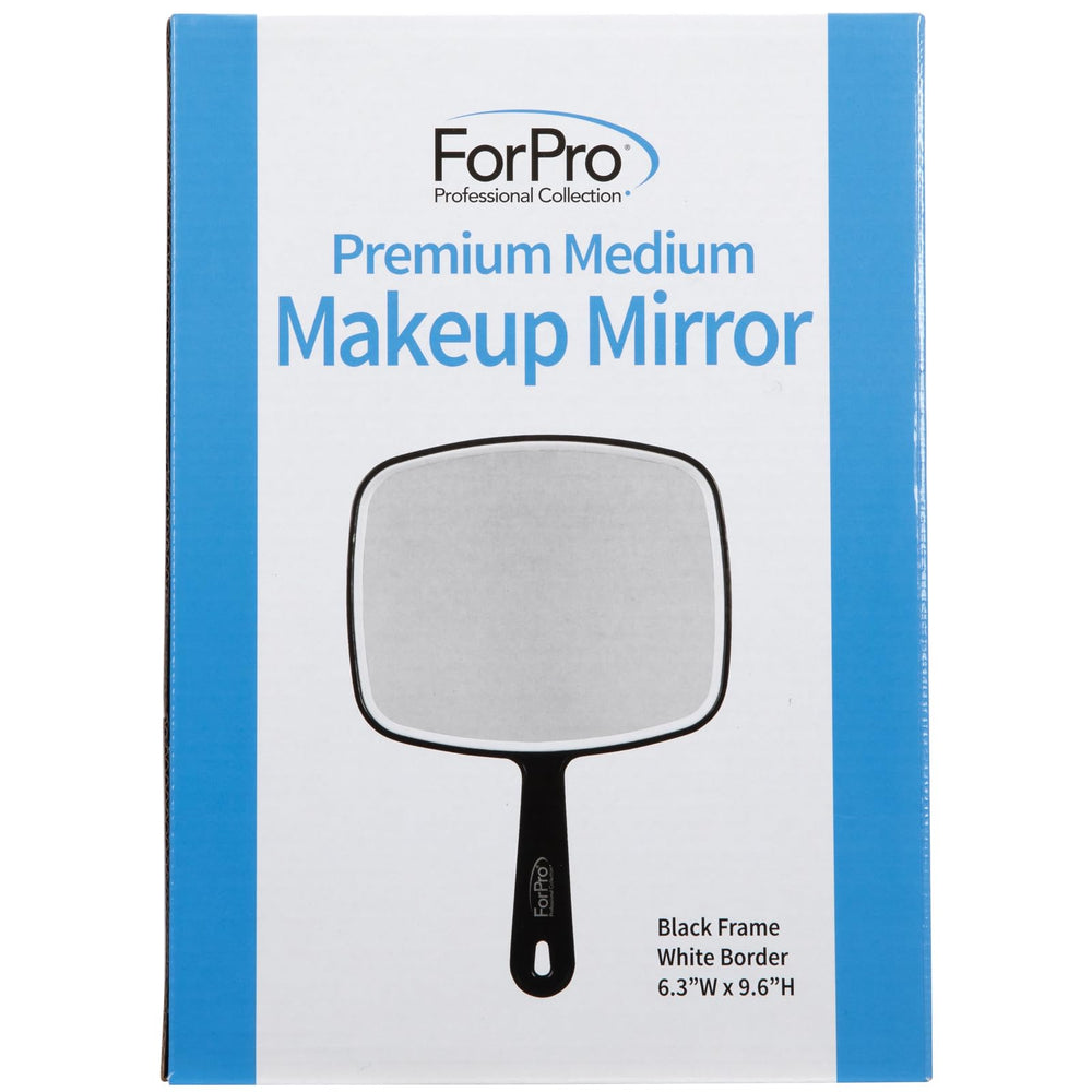 ForPro Black Frame Compact Design fits vanity spaces without bulk.