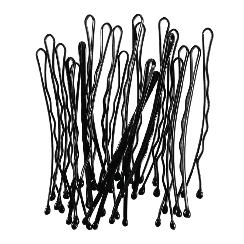 ForPro Bobby Pins crimped design provides slip resistance for lasting hold.