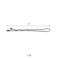 ForPro Bobby Pins 2 inch length ideal for securing flyaways and layered hair.
