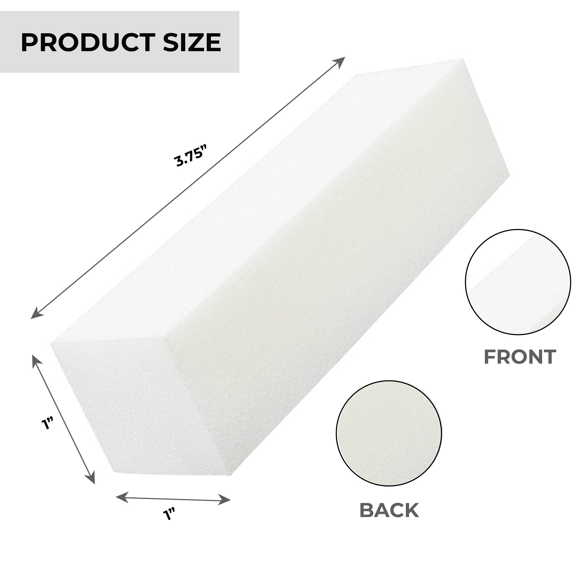 ForPro buffing block hygienic design suitable for manicures and pedicures