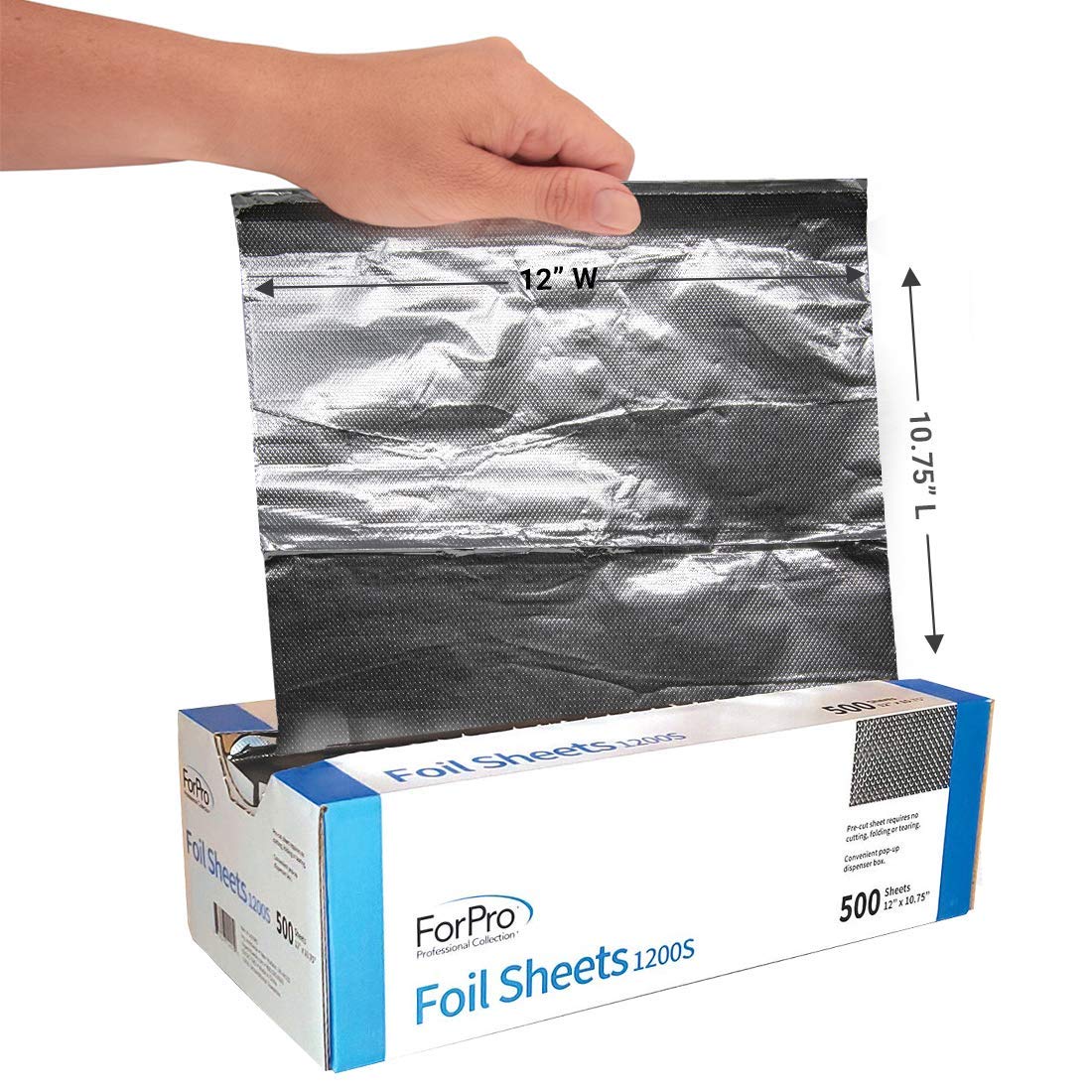 ForPro embossed foil sheets with grip design for stronger hold during processing.