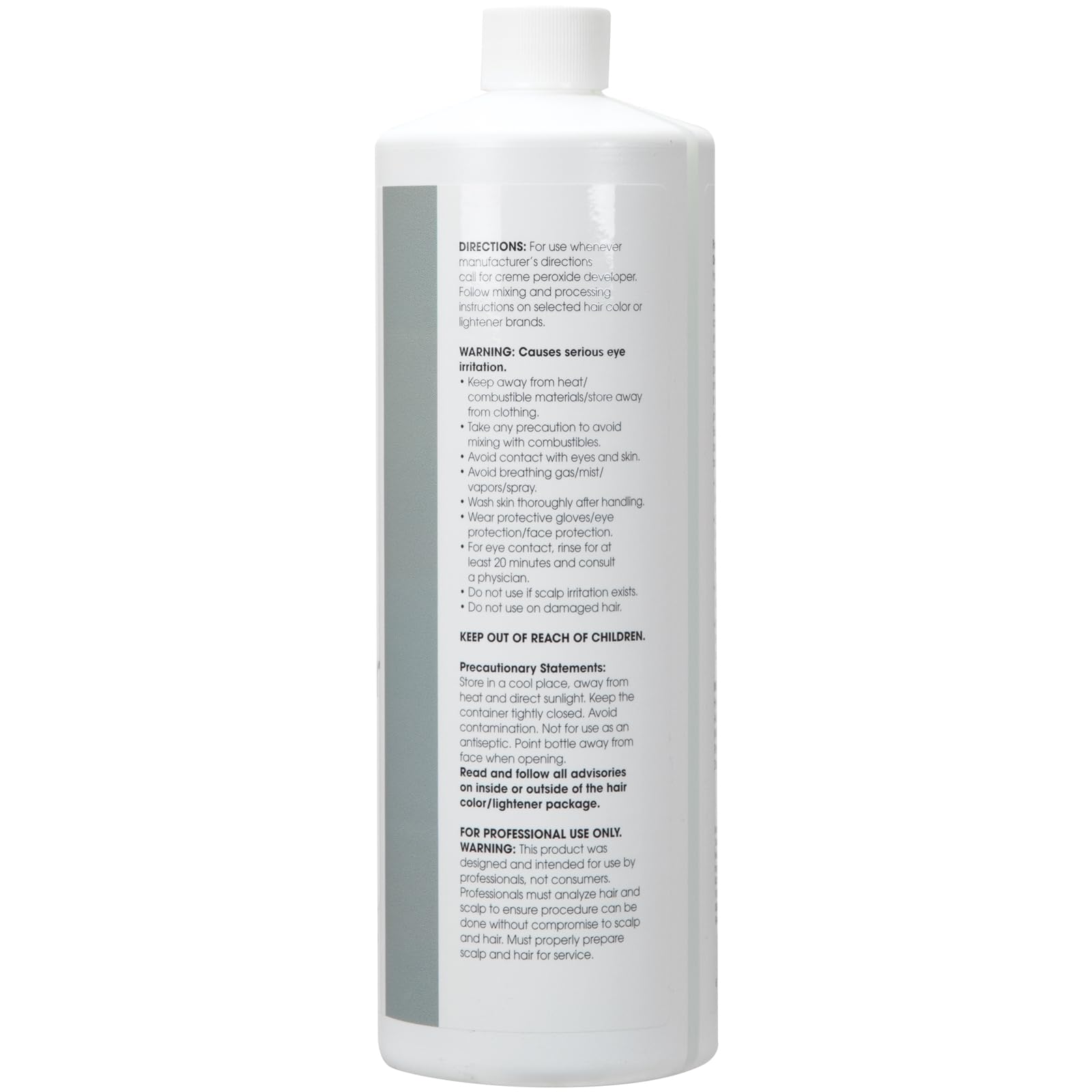 ForPro Expert 10 Volume Crème Developer gray coverage to reduce visible white strands.