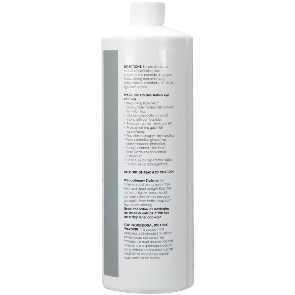 ForPro Expert 10 Volume Crème Developer gray coverage to reduce visible white strands.