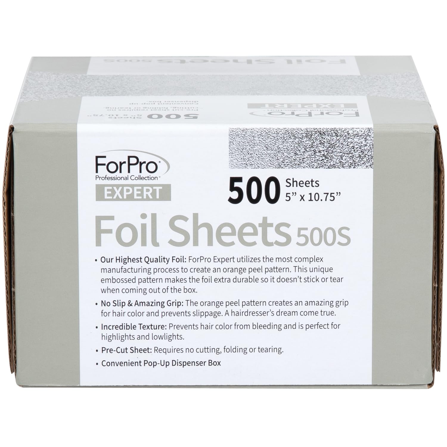 ForPro Expert foil sheets in dispenser for quick salon prep and use