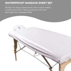 ForPro face rest cover white protects the face rest during treatments