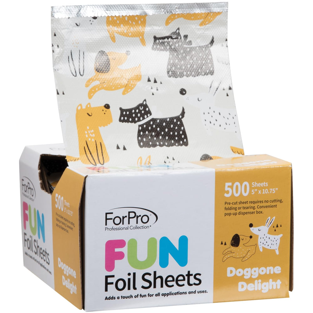 ForPro foil sheets with unique design add a playful touch to services.
