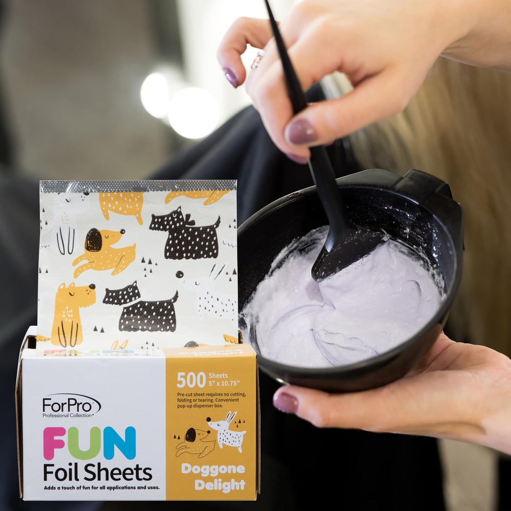 Durable aluminum foil maintains shape during folds for precise hair techniques.