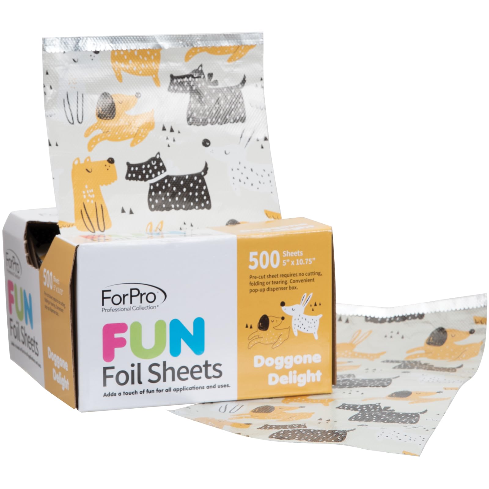 Five-inch by ten-point seven-five inch sheets provide ample coverage for color and highlights.