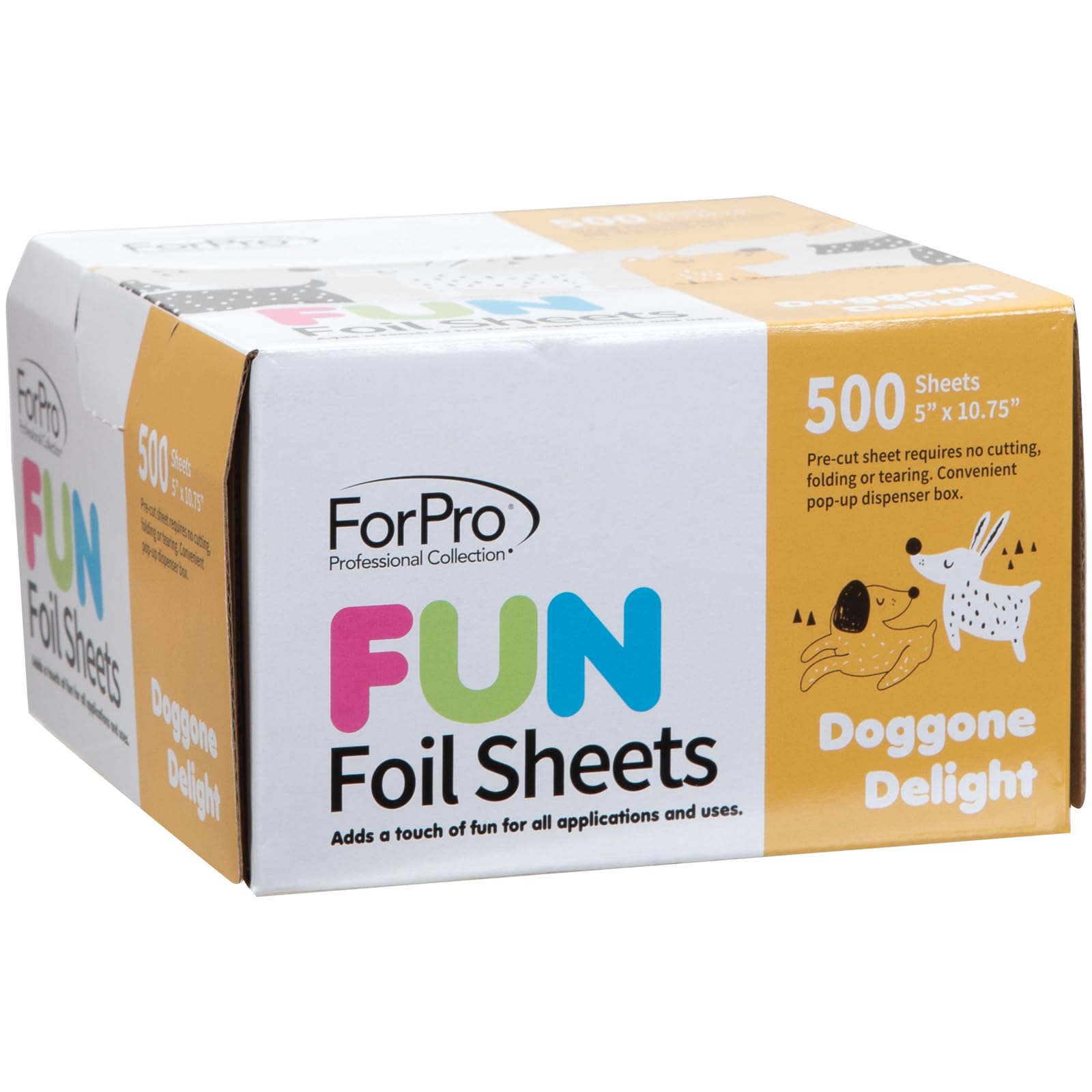 ForPro Fun foil sheets are food safe for wrapping sandwiches and portable meals.