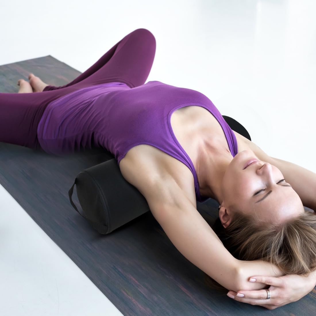 ForPro Full Round Bolster delivers durable high-density foam and comfort.