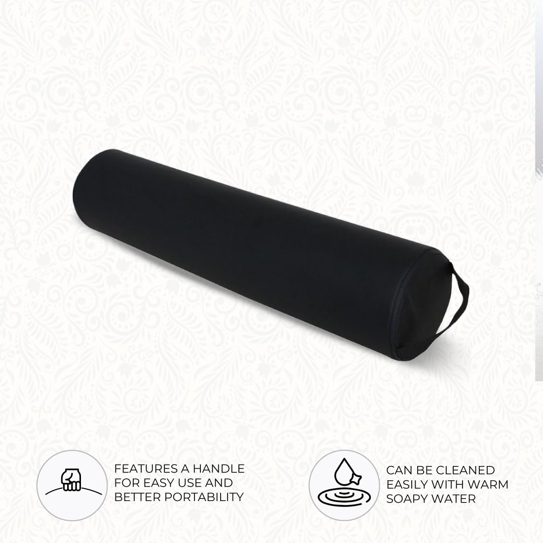 ForPro Full Round Bolster neck support for comfortable positioning.