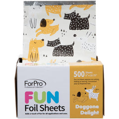 ForPro Fun foil sheets pre-cut for fast color application and precise foil placement.