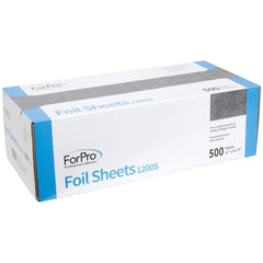 ForPro hair color application foil sheet with embossed grip for neater highlights.