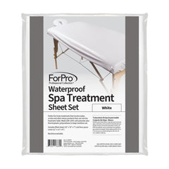 ForPro massage fitted sheet on table provides a secure, tight fit for standard tables
