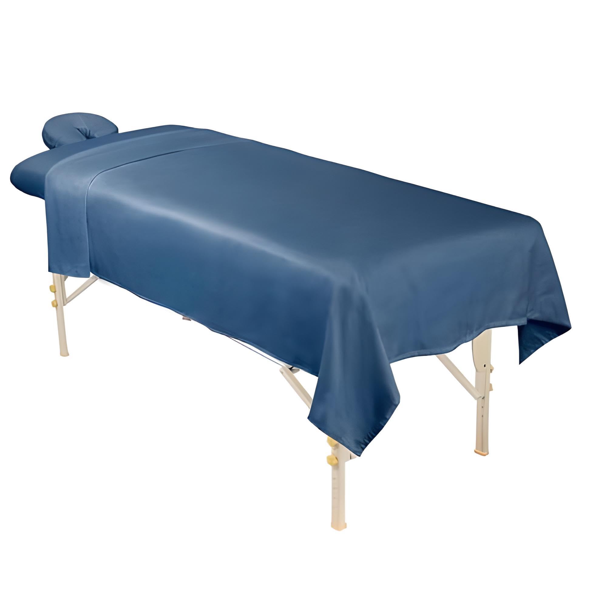 Close-up of ForPro Ocean Blue microfiber texture highlighting softness