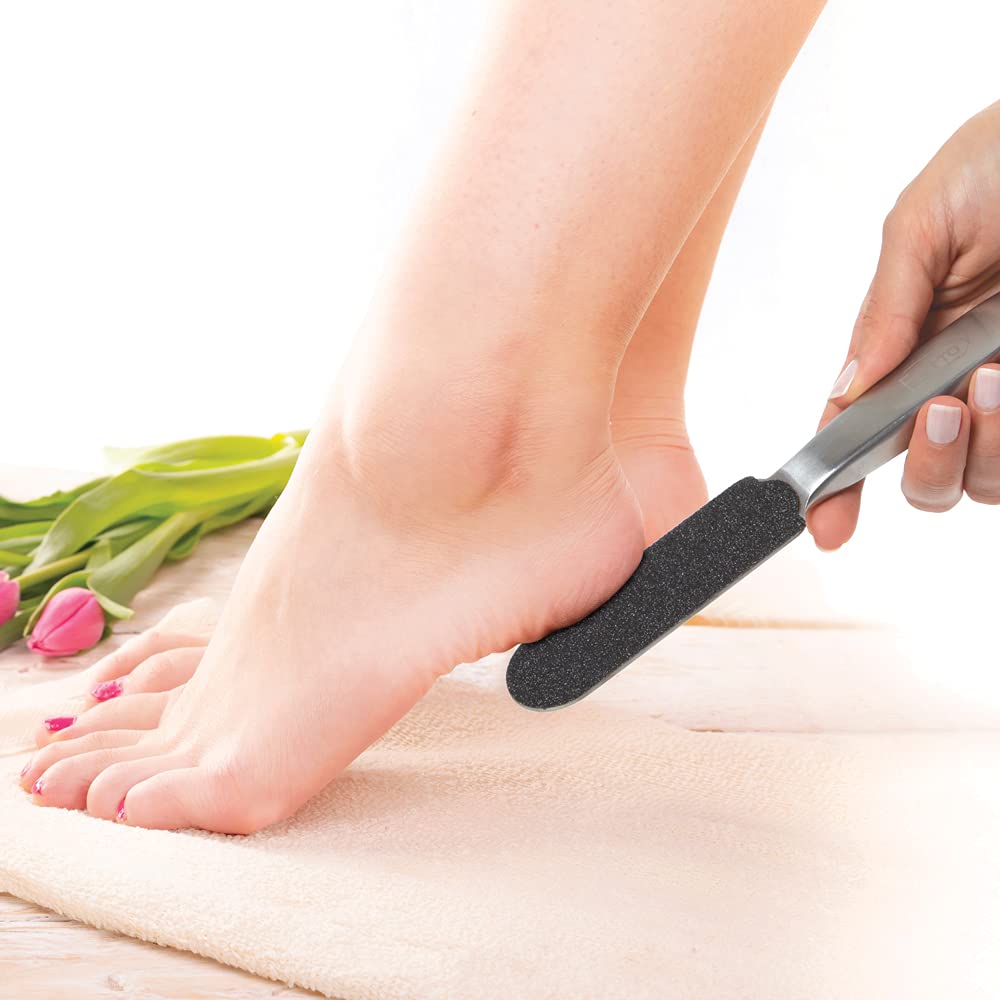 8.5 inch pedicure file kit packaging with dimensions