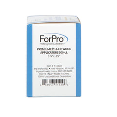 ForPro precision-edge wood applicators for clean, controlled application around eyes and lips.