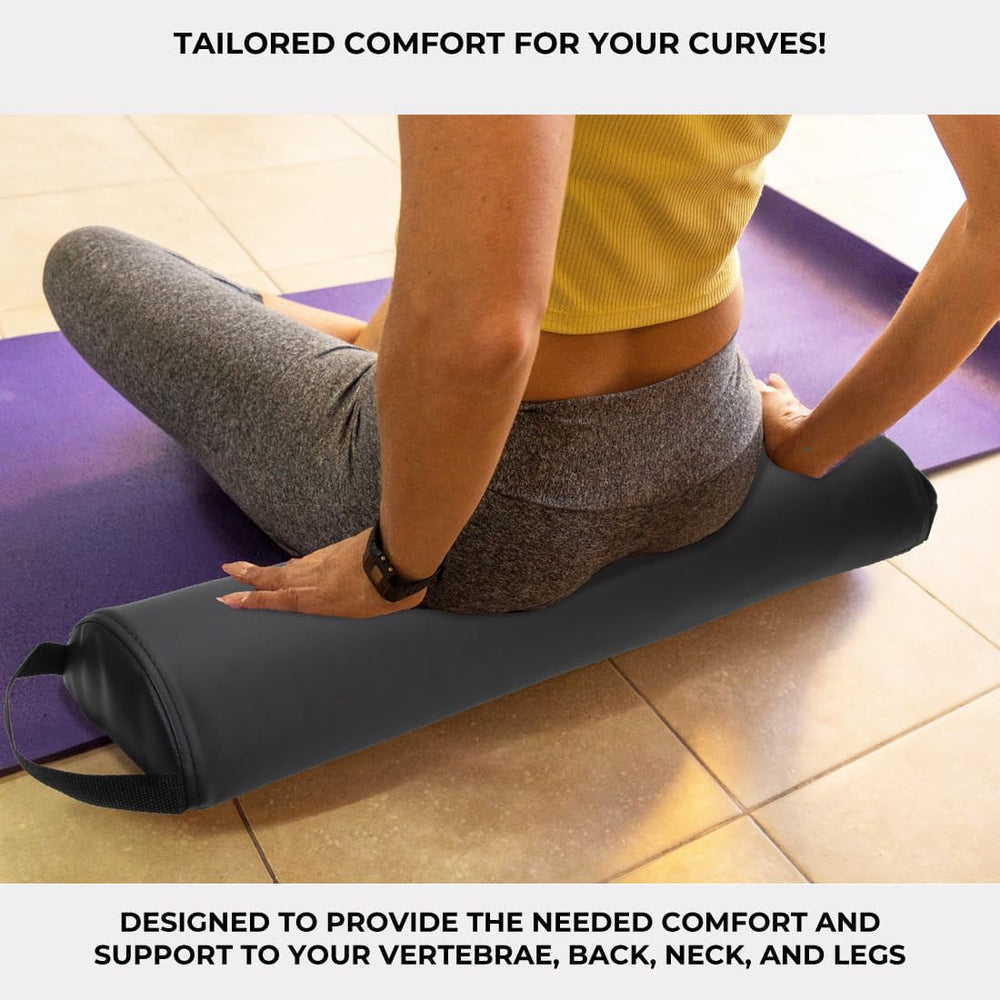 Carry handle shown on ForPro bolster for easy transport between rooms.