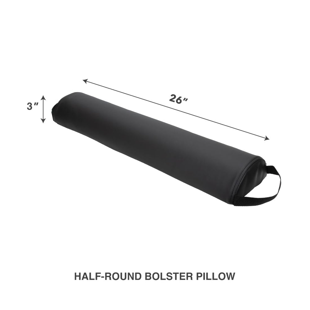 Bolster dimensions 6W x 3H x 26L by ForPro for versatile studio setups.