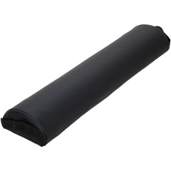 ForPro Premium Half-Round Bolster Pillow front view highlights curved spine support.
