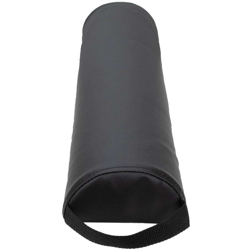 ForPro Premium Half-Round Bolster Pillow side view shows contoured neck back support.