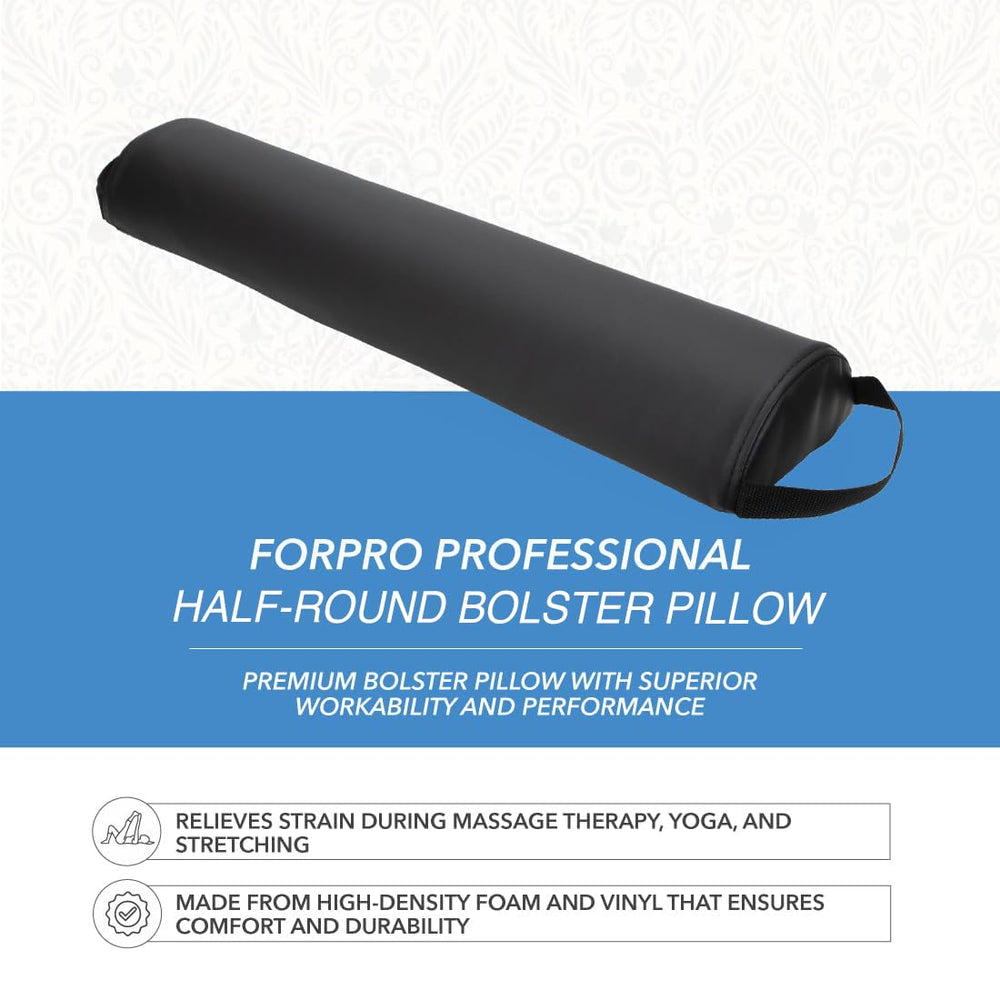 Under-ankles use of ForPro bolster stabilizes the body during prone sessions.