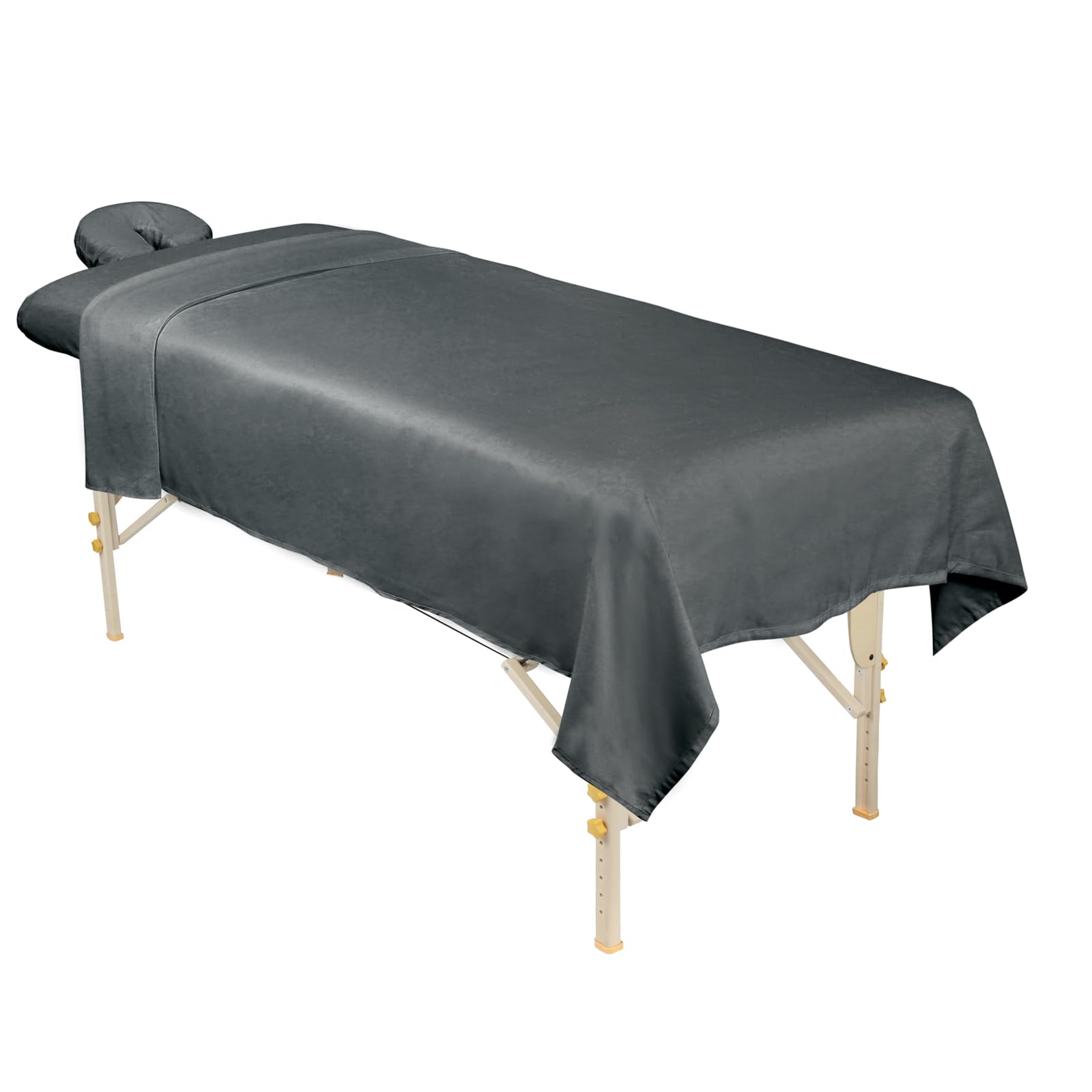 ForPro massage face rest cover in cool grey protecting cushions during sessions