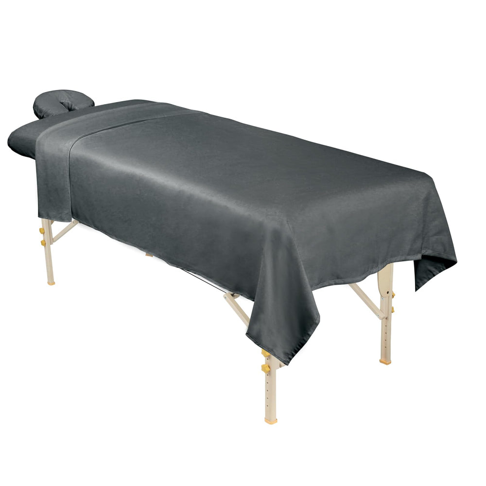 ForPro massage face rest cover in cool grey protecting cushions during sessions